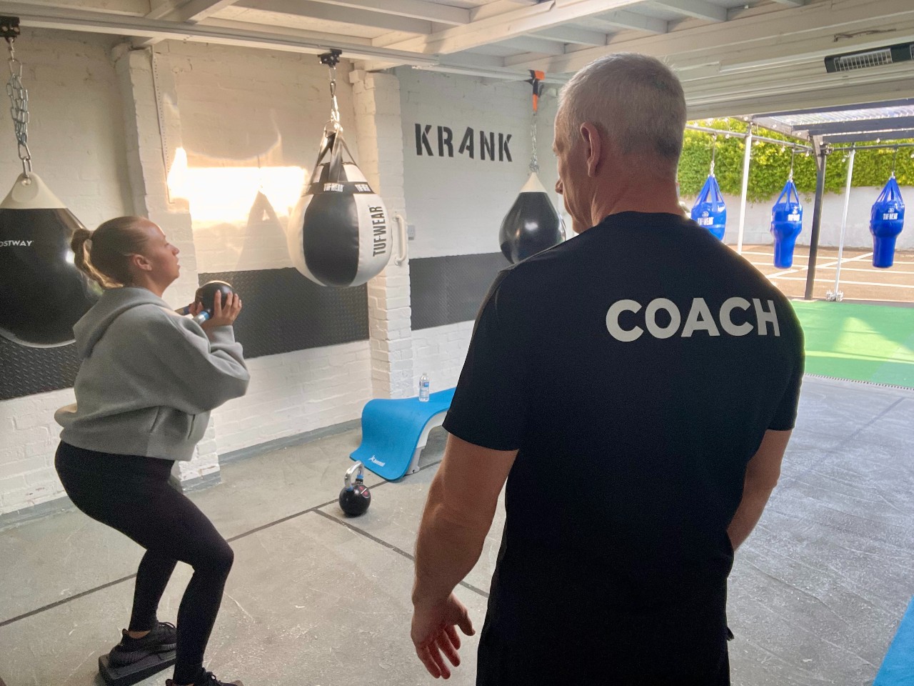 Personal training at Krank HQ