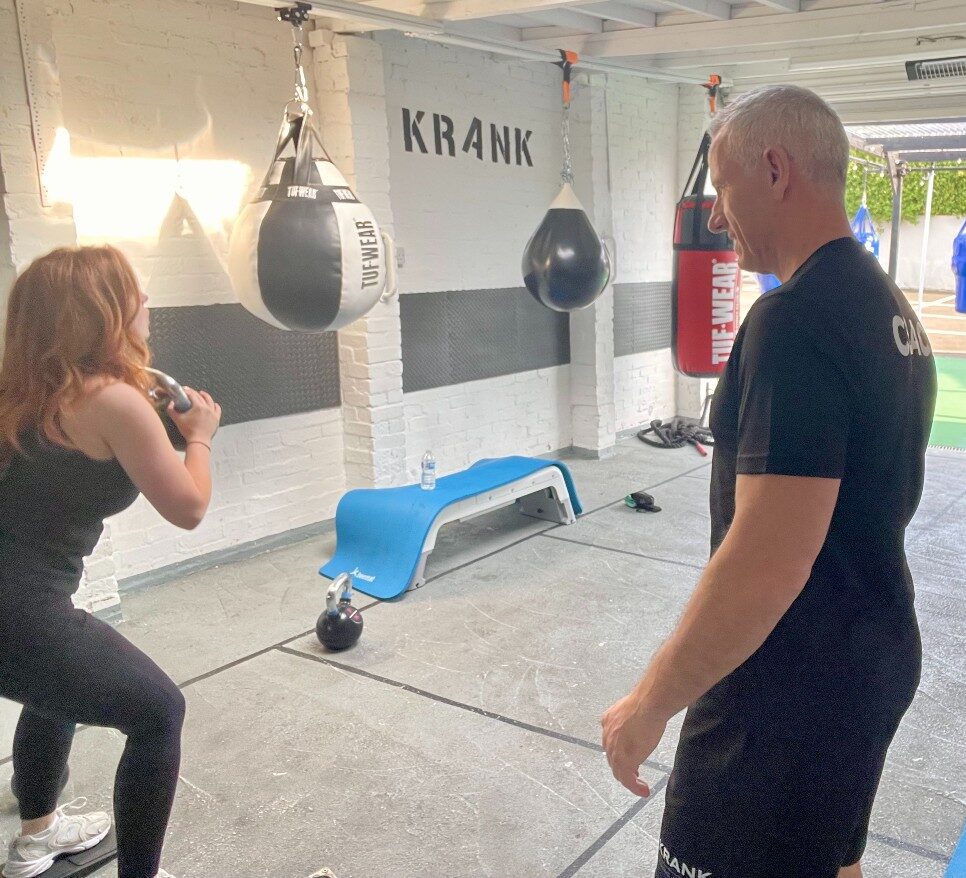 Personal training at Krank HQ
