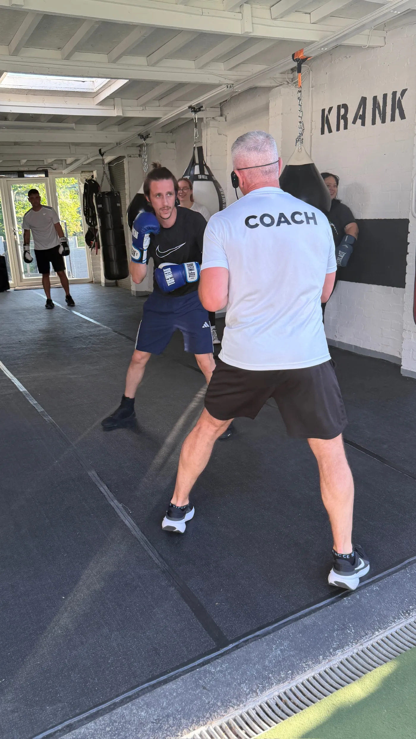 Private boxing coaching in Durham at Krank Boxing and Fitness